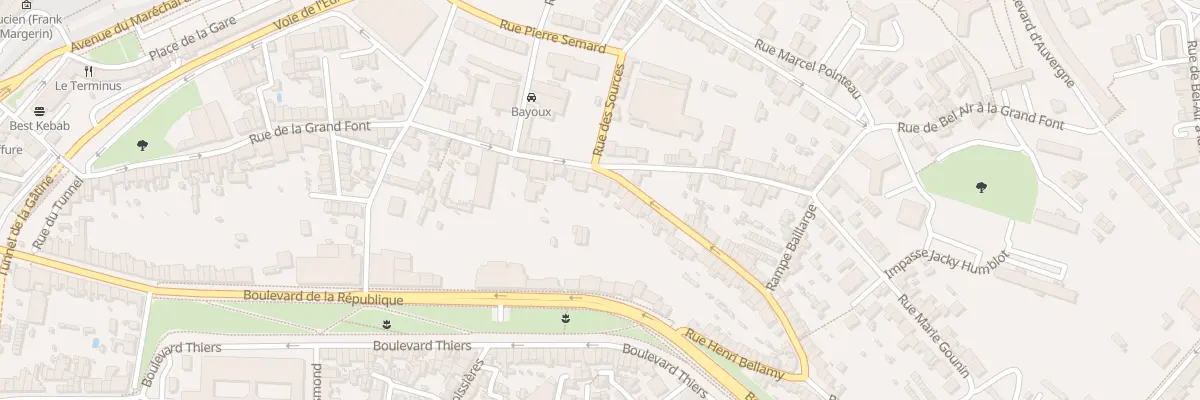Plan du 3 Rue Henri Bellamy à Angoulême