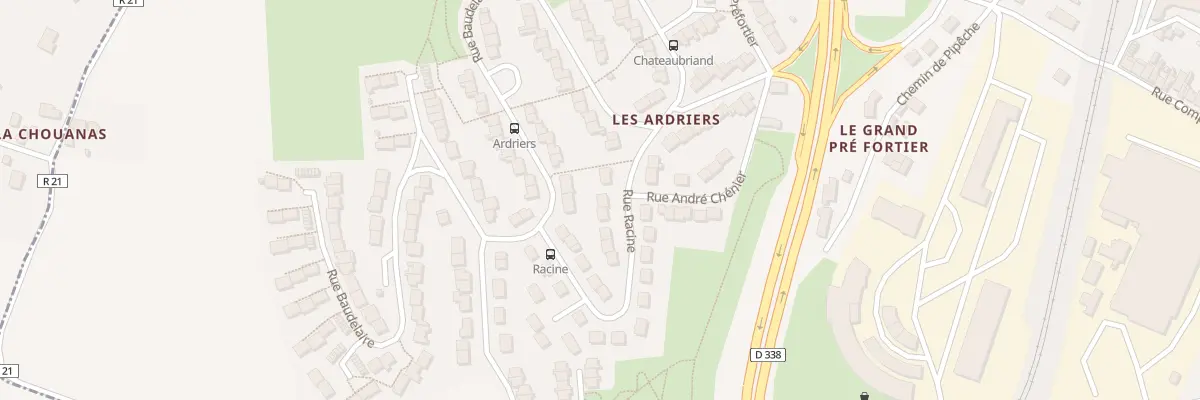 Plan du 26 Rue Racine au Mans