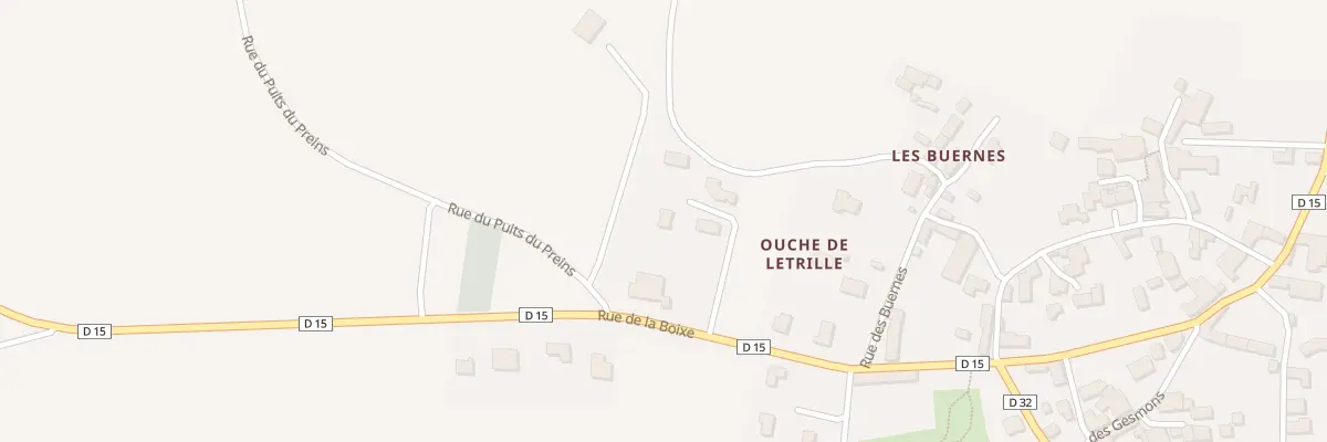 Plan du 5174 Ouche de Letrille à Villejoubert