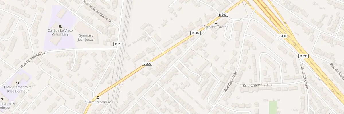 Plan du 24 Rue Fernand Tavano au Mans