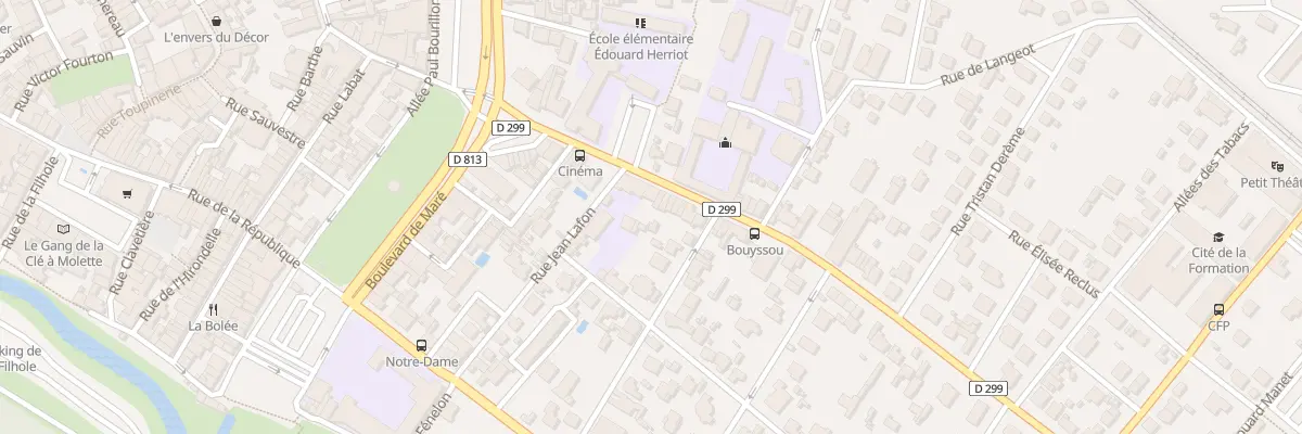 Plan du 59 Av du Maréchal Joffre à Marmande