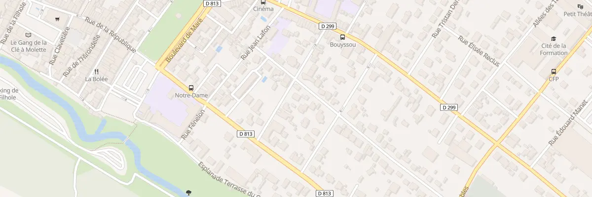Plan du 6 Rue André Bouyssou à Marmande