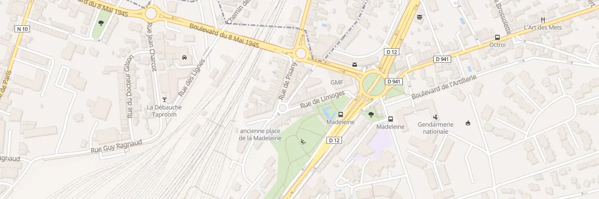 Plan du 98 Rue de Limoges à Angoulême