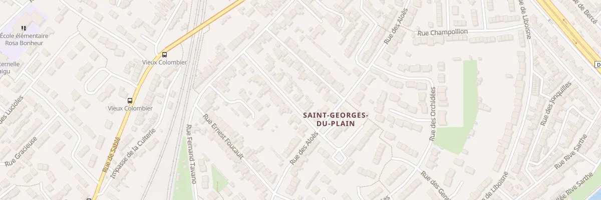 Plan du 19 Rue du Foyer Manceau au Mans