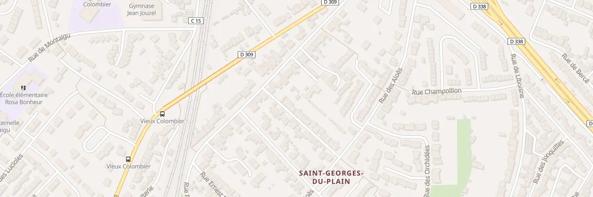 Plan du 5 Rue de la Marquise de Broc au Mans