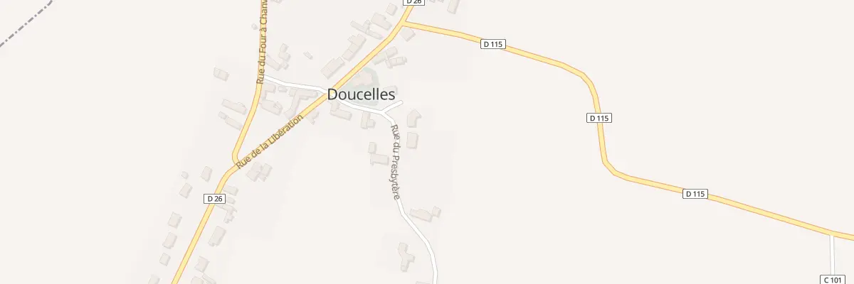 Plan du 8 Rue du Presbytere à Doucelles