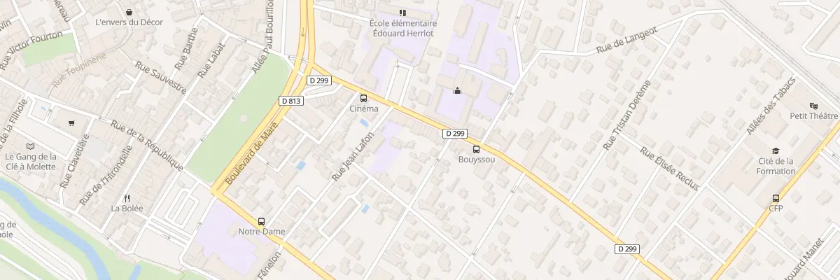 Plan du 55 Av du Maréchal Joffre à Marmande