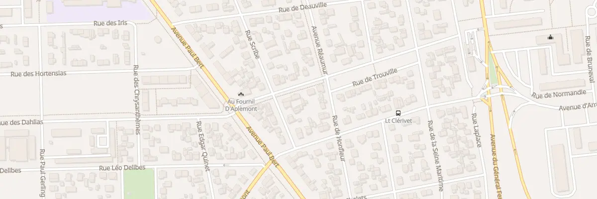 Plan du 10 Rue de Trouville au Havre