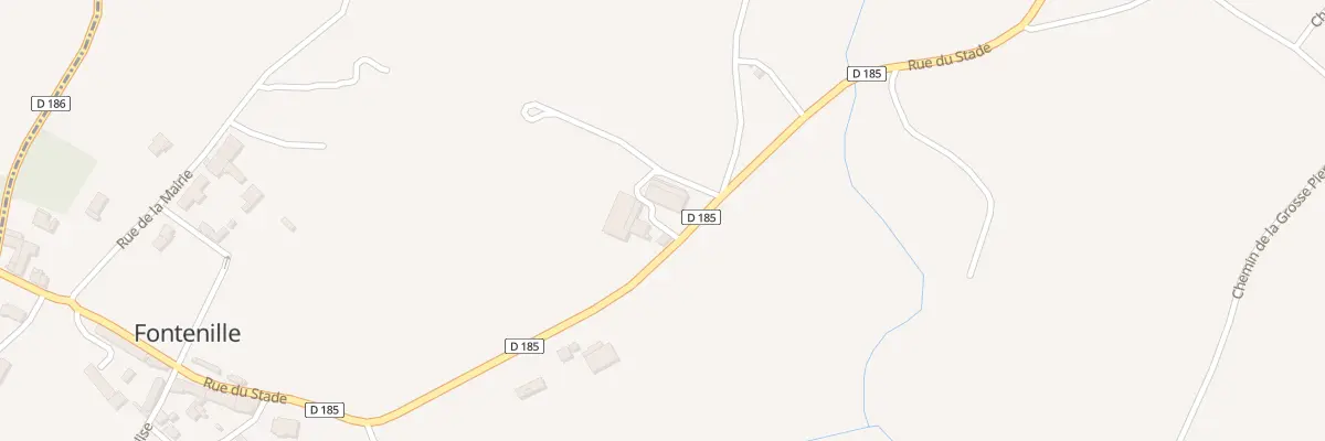 Plan du 3 Rue du Stade à Fontenille