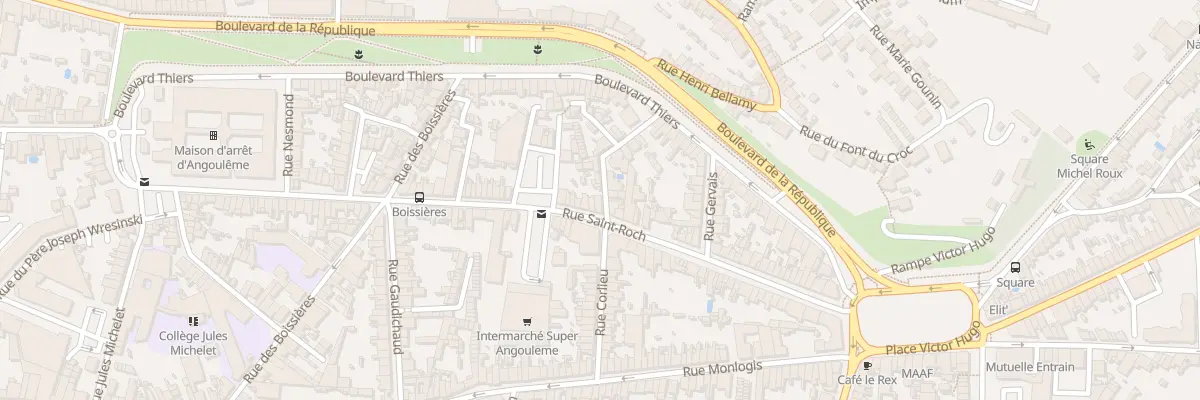 Plan du 164 Rue Saint Roch à Angoulême