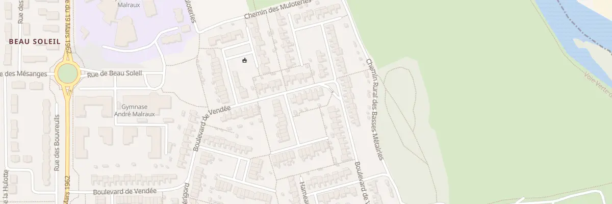 Plan du 66 Bd de Vendée à Allonnes