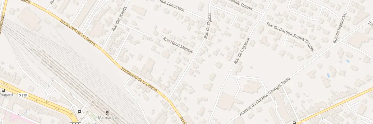 Plan du 13 Rue de Sigalas à Marmande
