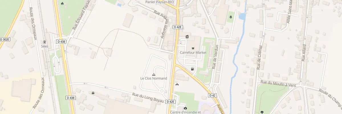 Plan du 48 Rue du Général Leclerc à Sées