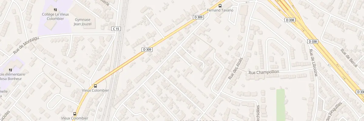Plan du 41 Rue Fernand Tavano au Mans