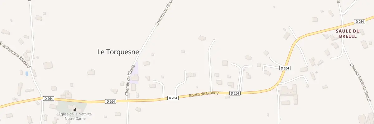Plan du 257 Rte de Blangy au Torquesne