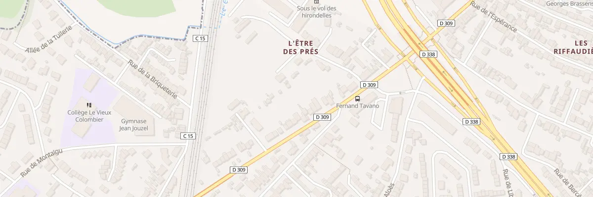 Plan du 20 Rue de Sablé au Mans