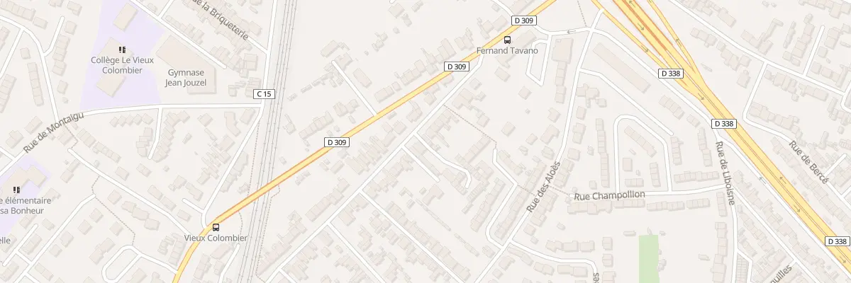 Plan du 35 Rue Fernand Tavano au Mans