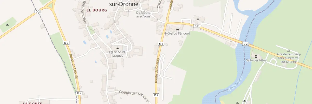 Plan du 5257 Le Bourg à Aubeterre-sur-Dronne