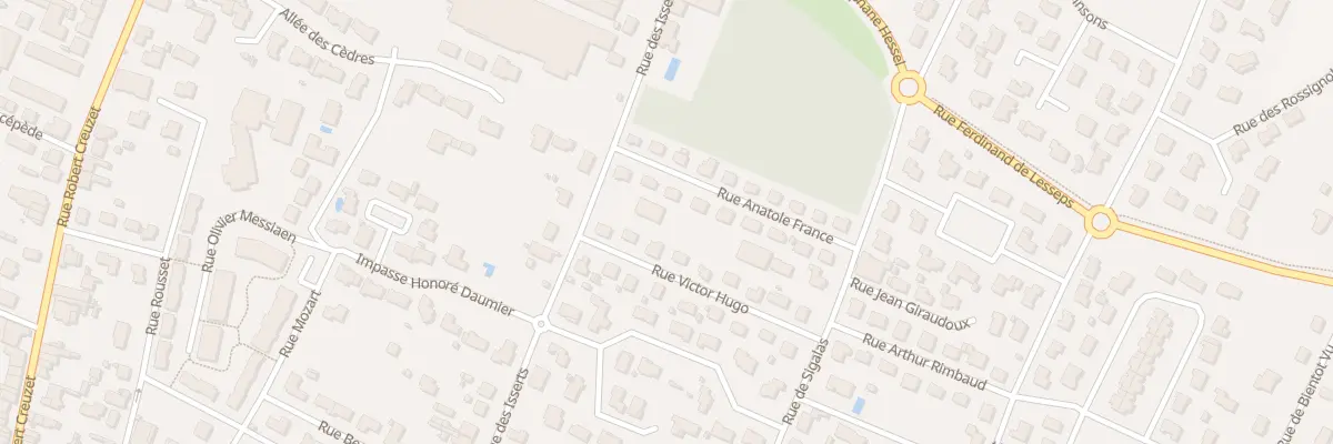 Plan du 46 Rue des Isserts à Marmande
