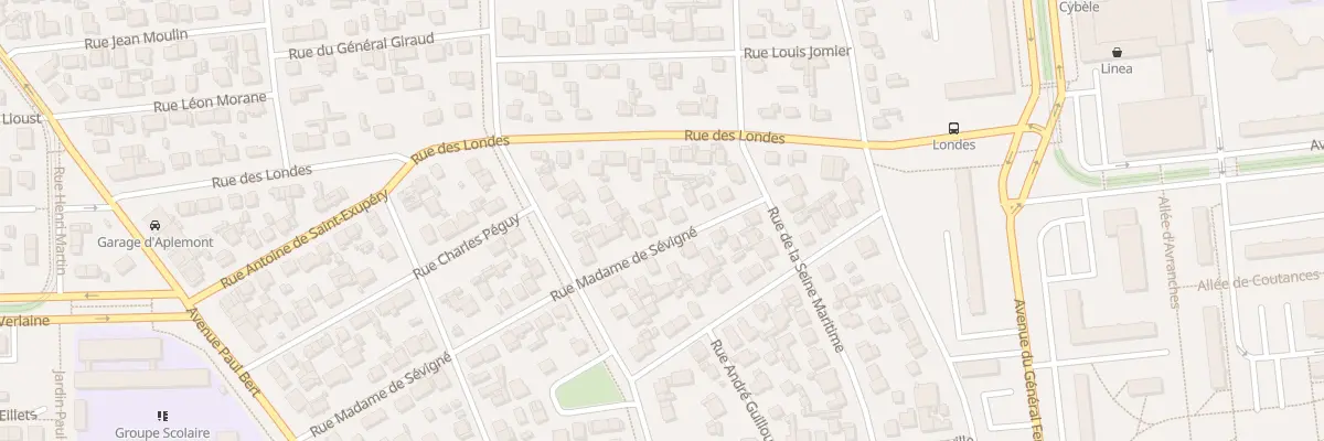 Plan du 45 Rue Madame de Sévigné au Havre
