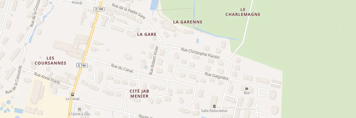 Plan du 9 Rue de la Petite Gare à Bourgueil