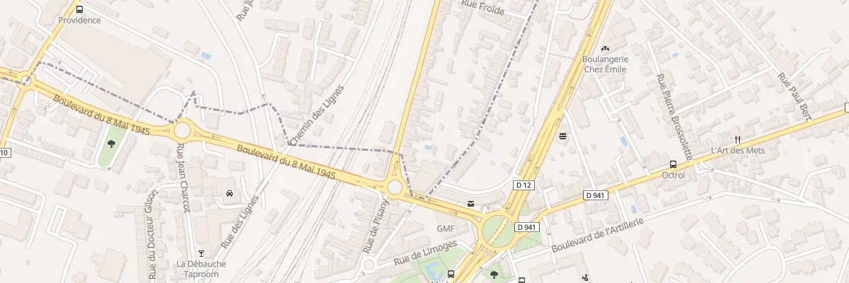 Plan du 5 Rue du Gal Leclerc à Gond-Pontouvre