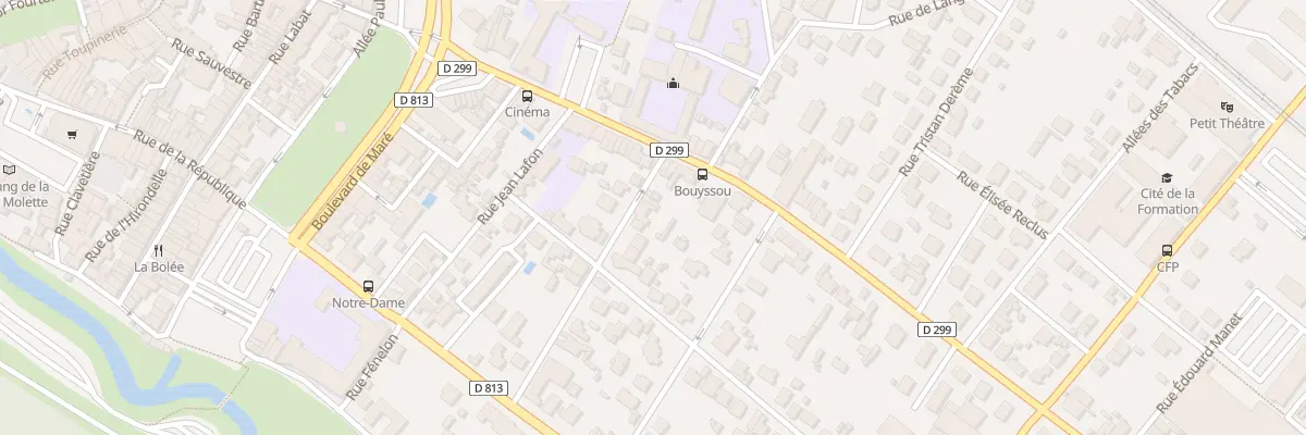 Plan du 14 Rue André Bouyssou à Marmande