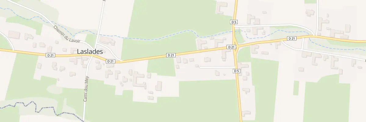 Plan du 26 Rte du Lac à Laslades