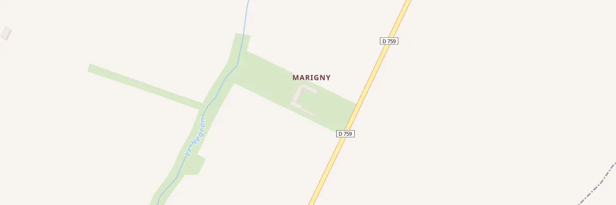 Plan du 5032 Marigny à Beuxes