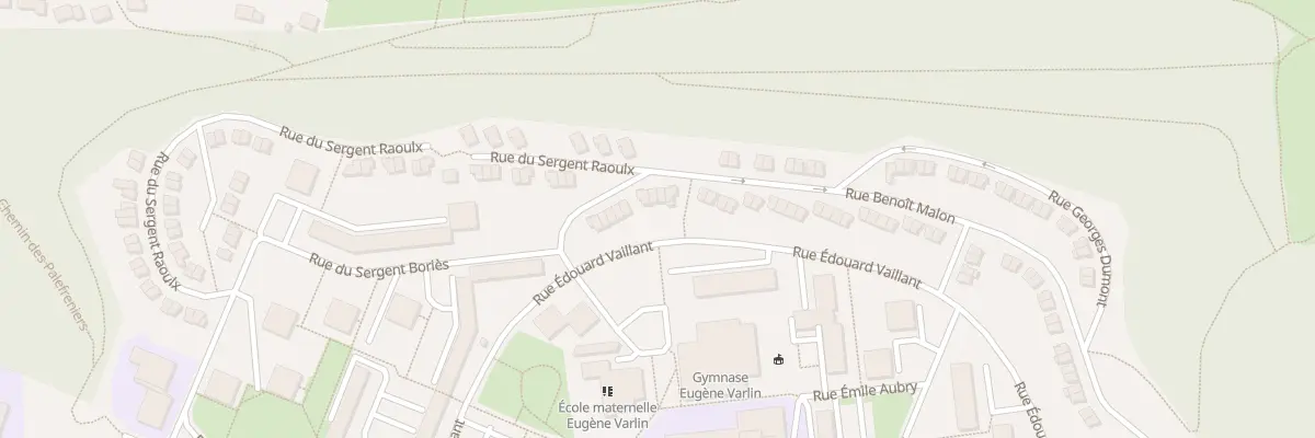 Plan du 20 Rue Sergent Pommier au Havre