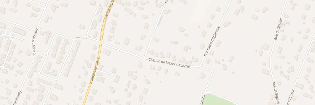 Plan du 15 Che de Maison Blanche à Marmande