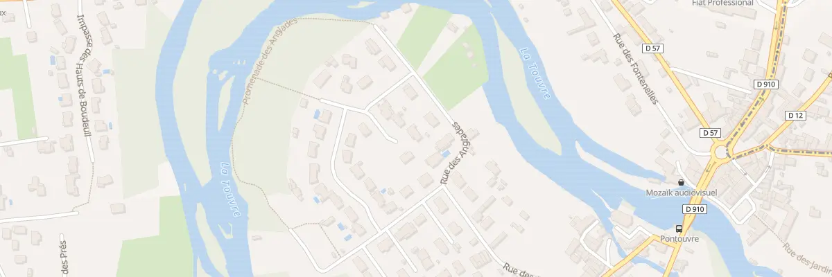 Plan du 8 Imp des Vergnes à Gond-Pontouvre