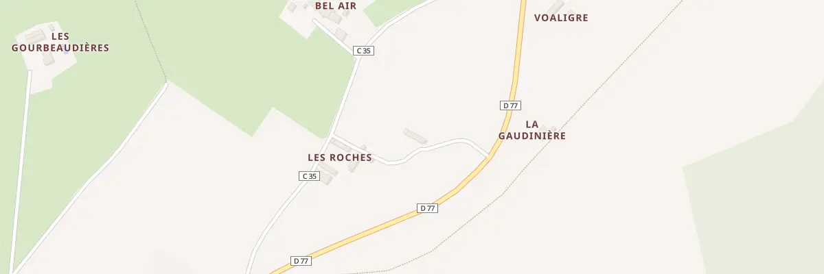 Plan du 5177 Les Roches à Requeil