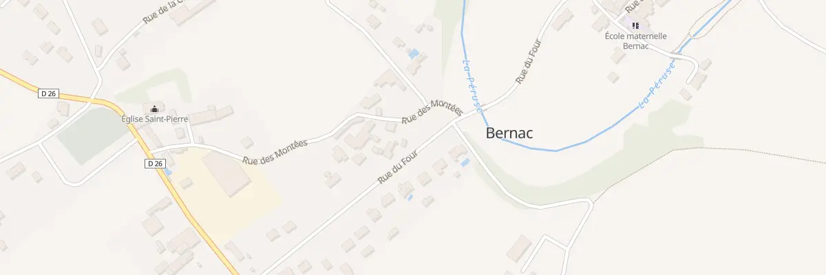 Plan du 19 Rue du Four à Bernac
