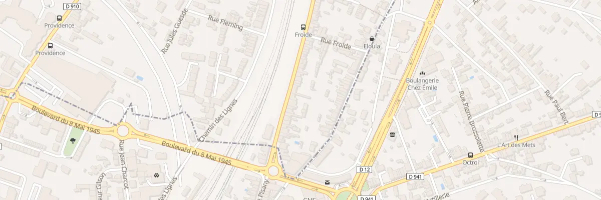 Plan du 23 Rue du Gal Leclerc à Gond-Pontouvre