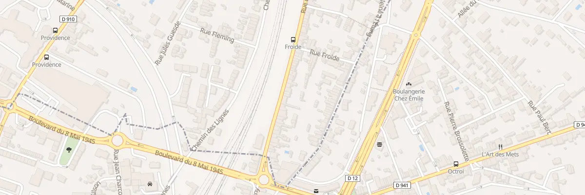 Plan du 27 Rue du Gal Leclerc à Gond-Pontouvre
