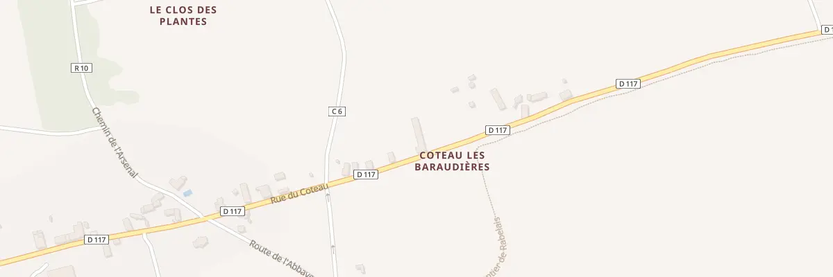 Plan du 13 Coteau des Baraudieres à Seuilly