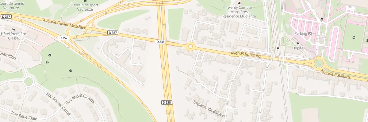Plan du 269 Av Rubillard au Mans