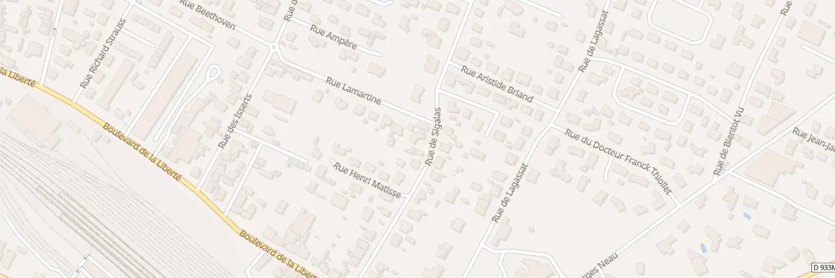 Plan du 23 Rue de Sigalas à Marmande