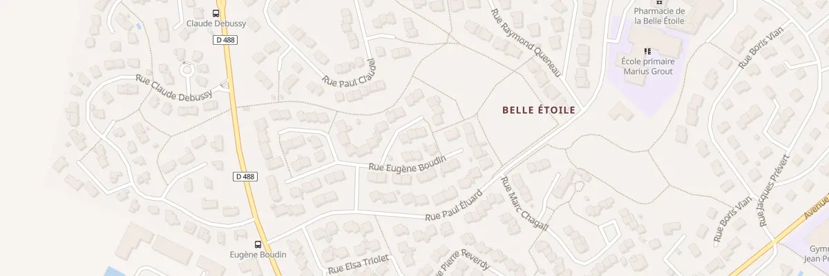 Plan du 34 Rue Eugène Boudin à Montivilliers