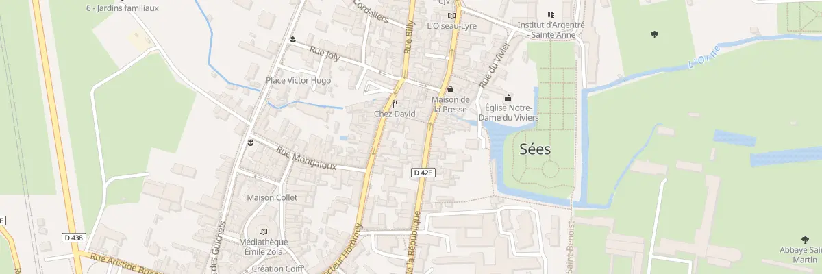 Plan du 60 Rue de la République à Sées