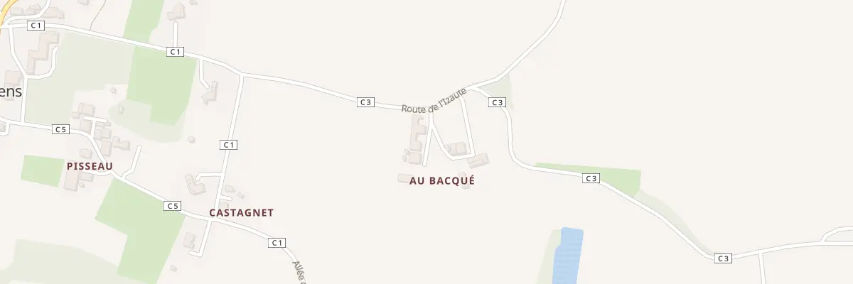 Plan du 228 Rte de l’Izaute à Noulens