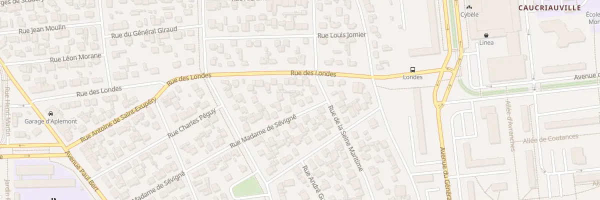 Plan du 51B Rue Madame de Sévigné au Havre