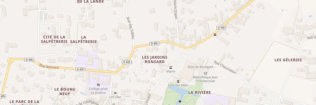Plan du 3 Rue Ronsard à Bourgueil