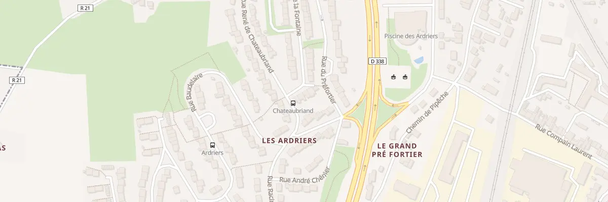 Plan du 37 Rue Jean de la Fontaine au Mans