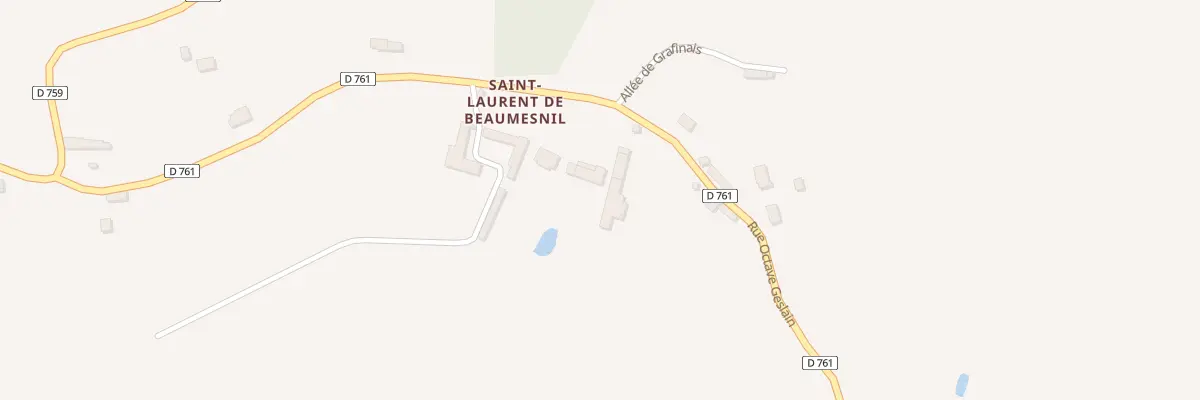 Plan du 5003 Saint Laurent de Beaumenil à Saint-Gervais-du-Perron