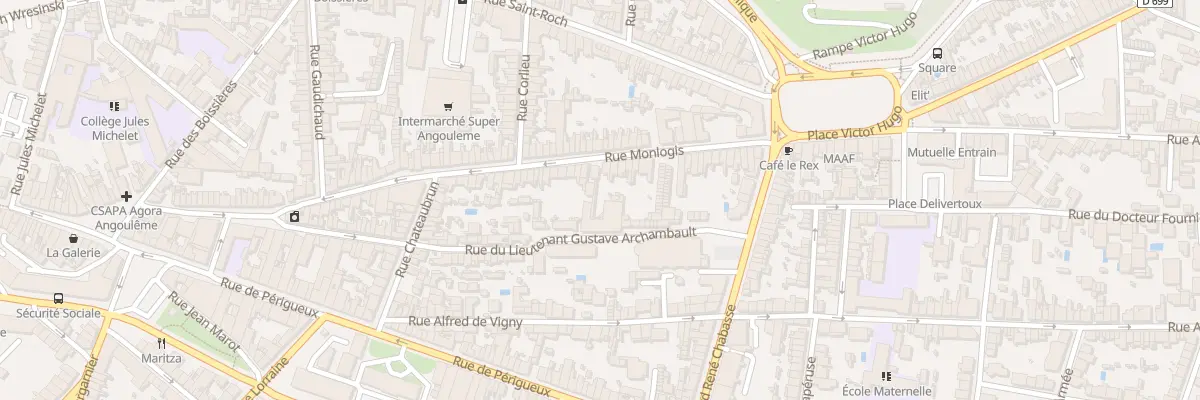 Plan du 31 Rue du Lt Gustave Archambault à Angoulême