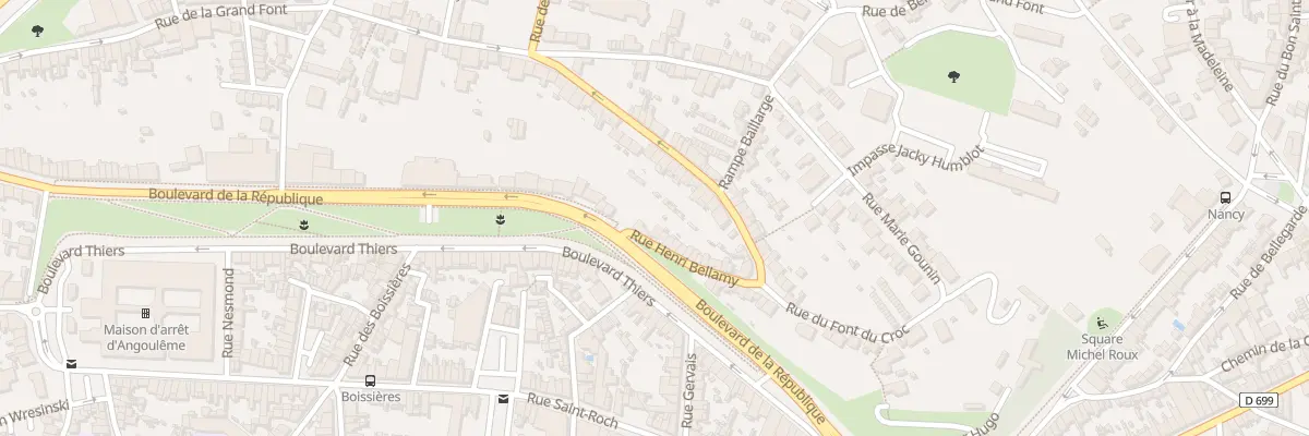 Plan du 109 Rue Henri Bellamy à Angoulême