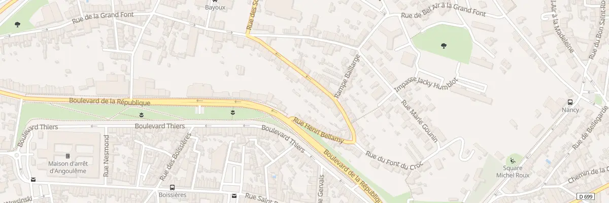 Plan du 51 Rue Henri Bellamy à Angoulême