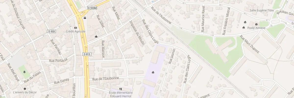 Plan du 2 Imp du Moulin à Marmande